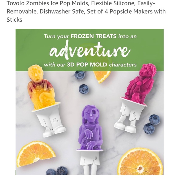 Zombie horror goth popsicle mold silicone - Picture 3 of 7